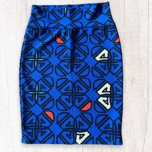 LulaRoe Geometric Pencil Skirt